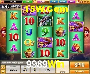 Jackpots e promoções na 9989Win